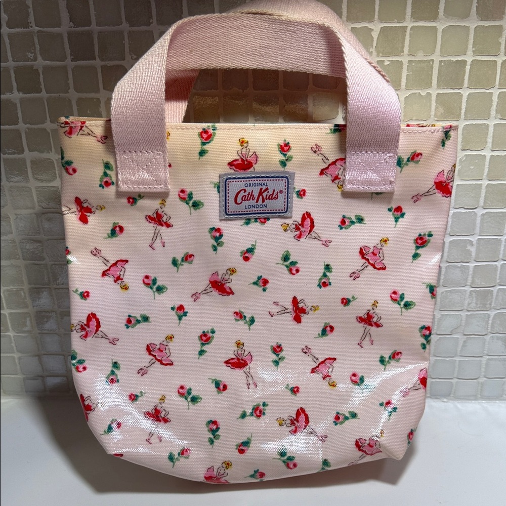 Catch Kids Kidston floral and ballerina pink tote